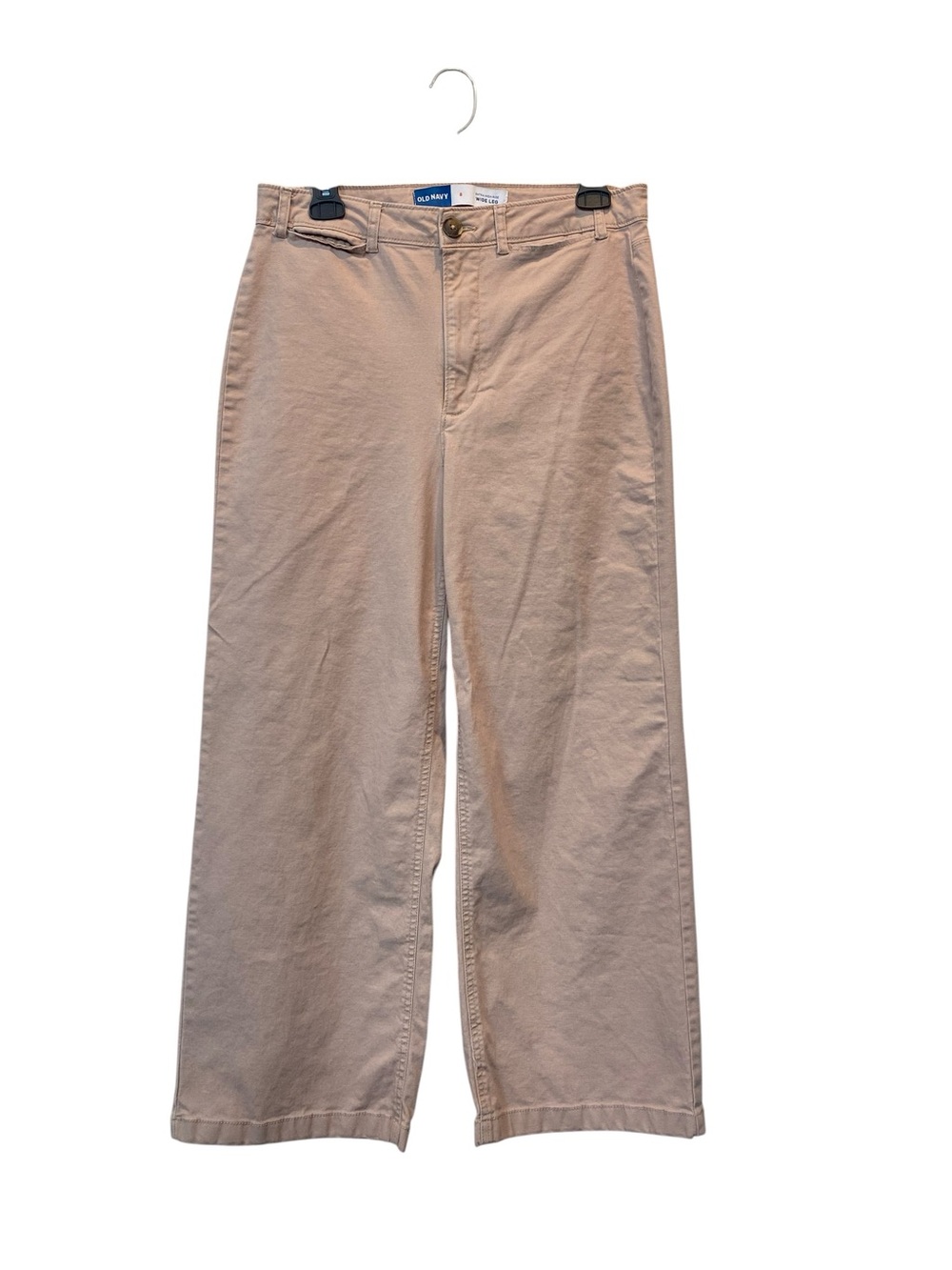 Old Navy Women's size 8 High rise Wide-Leg Pants in Mollusk color